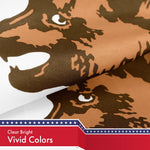 Load image into Gallery viewer, G128 Combo Pack: USA American Flag 3x5 Ft 150D Printed Stars &amp; New California Republic State Flag 3x5 Ft 150D Printed