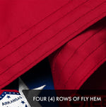 Load image into Gallery viewer, G128 2 Pack: Arkansas AR State Flag  3x5 Ft  Double ToughWeave Series Double Sided Embroidered 210D Polyester  Embroidered Design, Indoor/Outdoor, Brass Grommets, Heavy Duty, 2ply
