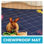 Load image into Gallery viewer, Washable Guinea Pig Cage Liner for Midwest 24x47 inch Fast Drying Leakproof &amp; Absorbent Rabbit Bedding for Indoor Non Slip Mat for Under Dog Crate &amp; Floor Waterproof Puppy Pad &amp; Blanket
