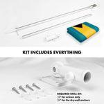 Load image into Gallery viewer, G128 Combo Pack: 6 Ft Tangle Free Aluminum Spinning Flagpole (Silver) &amp; Bahamas Bahamian Flag 3x5 Ft, LiteWeave Pro Series Printed 150D Polyester  Pole with Flag Included