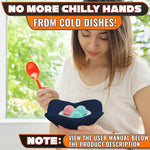 Load image into Gallery viewer, 4 Pcs Microwave Bowl Cozy Holders – Deep Navy Blue Microwave Bowl Holders for Hot Food Protect Hands from Hot Dishes – Soft &amp; Heat Resistant Fabric for Safe Heating &amp; Convenient Use in the Kitchen
