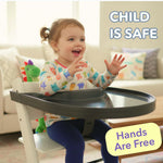 Load image into Gallery viewer, High Chair Tray for Stokke Tripp Trapp Clear No Baby Set Neede Suction Surface Snap on BPA Free.