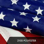 Load image into Gallery viewer, USA American Flag 1x1.5 Ft 5Pack Embroidered Polyester By G128
