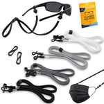 Load image into Gallery viewer, Eyeglass Holder Straps 4 Pcs Premium Eyeglasses Nylon Cords 28 inch Chain