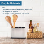 Load image into Gallery viewer, The Fine Living Co. Acacia Salad Servers 11 Inches Wooden Spoon Handcrafted Kitchen Utensils for Mixing Tossing Cooking (2 Piece Set Natural)
