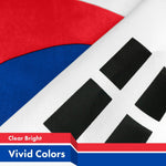 Load image into Gallery viewer, South Korea South Korean Flag 3x5 Ft 5Pack 150D Printed Polyester By G128