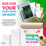 Load image into Gallery viewer, White Rigid Mailers 12.75 x 9.5 Inch Pack of 25 Photo Mailer Envelopes Flat Cardboard Mailers Self Seal Sturdy Cardboard Photo Envelope. Recyclable Hard Shipping Envelopes