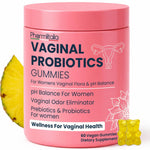 Load image into Gallery viewer, Vaginal Probiotics Gummies ph Balance for Women Prebiotics and Probiotics for Women Pineapple Gummies for Women for ph Balance and Vaginal Health  Vaginal Odor Control 60 Gummies