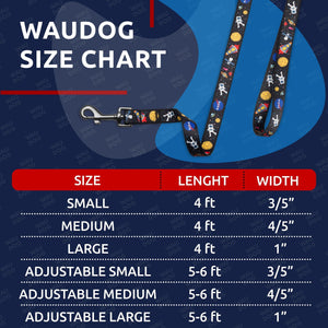 Nylon Dog Leash for Medium Dogs 4 Ft x 4/5 inch Wide NASA Design Heavy Duty