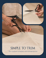 Load image into Gallery viewer, Non Slip Rug Pad Gripper 3x5 Ft Anti Skid Carpet Mat Provides Protection

