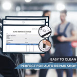 Load image into Gallery viewer, 30 Pack Horizontal Job Ticket Holders 8.5x11   Landscape Shop Ticket Holders 8 1 2 x 11   Work Order Plastic Sleeves for Documents   Dry Erase Pocket Sleeves   Dry Erase Sleeves Clear Pocket Sleeves