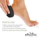 Load image into Gallery viewer, Pumice Stone   Natural Earth Lava Pumice Stone Black   Callus Remover for Feet
