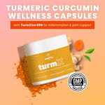 Load image into Gallery viewer, Turmeric Supplement Supports Joint Immune System Brain Skin 250 mg per Capsule
