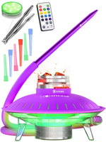 Load image into Gallery viewer, Premium Portable Purple Hookah Set Purple Hookah Set UFO With Everything
