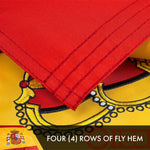 Load image into Gallery viewer, Spain Spanish Flag 3x5 Ft 2Pack Doublesided Embroidered Polyester By G128