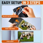 Load image into Gallery viewer, 15 Pack Magnetic Picture Pockets for Home Set 10 4x6 &amp; 5 5x7   Black Magnet Picture Frames for Fridge   Clear Photo Sleeve Holder   Magnetic Picture Frames for Refrigerator   Magnet Photo Display