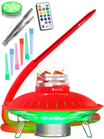 Load image into Gallery viewer, Premium Portable Red Hookah Set Red Hookah Set UFO With Everything
