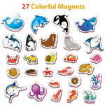 Load image into Gallery viewer, 27 Foam Fridge Magnets for Toddlers 3 years Ocean Animals Magnets for Kids
