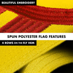 Load image into Gallery viewer, G128 Combo Pack: 5 Ft Tangle Free Spinning Flagpole (White) &amp; New Mexico Flag 2x3 Ft Embroidered 220GSM Spun Polyester, Brass Grommets (Flag Included) Aluminum Flag Pole