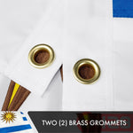 Load image into Gallery viewer, Uruguay Uruguayan Flag 3x5 Ft 2Pack Doublesided Embroidered Polyester By G128