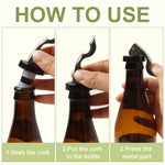Load image into Gallery viewer, Wine Stoppers 6 PCS Silicone Bottle Stopper Expanding Manual Beverage Bottle Stopper Wine Bottle Cork
