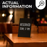 Load image into Gallery viewer, Small Chalkboard Signs with Stand 6x8 in Table Top Chalk Board to Write On with Stand Tabletop Chalkboard Mini Chalkboard Signs with Stand Blackboard Display Tabletop

