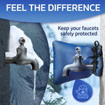Load image into Gallery viewer, Outdoor Faucet Covers for Winter Freeze Protection 2 Pack 8 H x 5.9 inch W Blue
