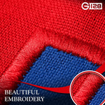 Load image into Gallery viewer, G128 Christian Flag  1x1.5 Ft  StormFlyer Series Embroidered 220GSM Spun Polyester  Religious Flag, Embroidered Design, Indoor/Outdoor, Brass Grommets, Heavy Duty, All Weather