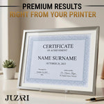 Load image into Gallery viewer, 100 Certificate Paper 8.5 x 11 inch for Printing Blank Certificate Papers for Award Certificates &amp; Diploma Paper Premium Blue Border Award Papers Cardstock for Awards &amp; Certificates Graduation