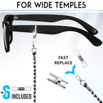 Load image into Gallery viewer, Eyewear Retainers Eye Glass String 3 Cords Strap Holder Eyeglass Chain for