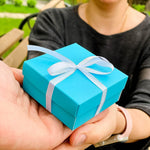 Load image into Gallery viewer, Tiny Magical Message in a Bottle Gift Idea Classy Inspirational Gifts for Him and Her Unique Presents for Women and Men (White Dandelion Make a Wish in Teal Gift Box)
