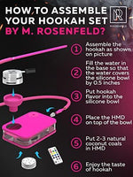 Load image into Gallery viewer, Pink Hookah Set Premium Portable Hookah Set With Everything And Travel Case