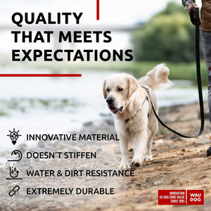 Waterproof Dog Leash 4 Ft 6 Ft Anti Slip Dog Leash for Large Dogs Small and Medium Dogs Heavy Duty Dog Leash with Water and Dirt Resistant Long Or Short Dog Leashes for Boy & Girl Dogs