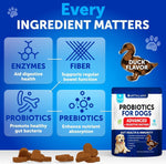 Load image into Gallery viewer, Probiotics for Dogs 70 Chews Duck Flavor Gut Health &amp; Prebiotics