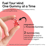 Load image into Gallery viewer, Magnesium L Threonate Gummies for Adults Kids 2000mg Brain Supplements for Memory and Focus Calm Magnesium Gummies for Improved Sleep and Healthy Mind 60 Count Strawberry