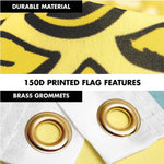 Load image into Gallery viewer, G128 Combo Pack: 6 Ft Tangle Free Spinning Flagpole (White) &amp; Delaware Flag 3x5 Ft Printed 150D Polyester, Brass Grommets (Flag Included) Aluminum Flag Pole