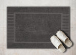 Load image into Gallery viewer, Luxury Bath Mat Floor Towel Set 2 Pack Cotton Hotel Spa Bathtub Mats Dark Gray