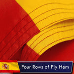 Load image into Gallery viewer, Spain Spanish Flag 3x5 Ft 10Pack Printed Polyester By G128