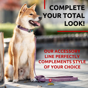 WAUDOG Recycled Cotton Dog Leash 6 Ft 10 Ft Eco Friendly Collar for Small Medium & Large Dogs Reflective Dog Leash for Medium Dogs Strong Leashes for Large Breed Dogs Puppy Leash for Small Dogs