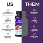 Load image into Gallery viewer, Sleep Gummies w Melatonin and Magnesium Sleep Aid Gummy for Adults Organic with

