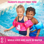 Load image into Gallery viewer, Toddler Swim Vest   Swim Floaties for Toddlers Girls and Boys 20 30 40 50 pounds   Kids Swim Vests for Pool Beach Lake and River   Baby Floatie Device   Swimmies