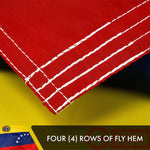 Load image into Gallery viewer, Venezuela Venezuelan Flag 3x5 Ft 2Pack Doublesided Embroidered Polyester By G128
