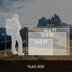 Load image into Gallery viewer, Wisconsin WI State Flag 3x5 Ft 5Pack Doublesided Embroidered Polyester By G128
