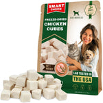 Load image into Gallery viewer, Beloved Pets Dog &amp; Cat Treats Freeze Dried Chicken Cubes 5.3 oz  All Natural Meat Raw Pet Food  Human Grade HighProtein Snacks &amp; GrainFree Jerky Chews for Cats and Small Dogs