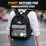 Load image into Gallery viewer, Cat Patches Iron On &amp; Sew On Set of 8 Easy Fix Embroidered Funny Patches for Hats Jackets Backpacks Jeans &amp; Bags Cute Cat Patch Set Valentines Day Gifts for Animal Lovers and DIY Decor