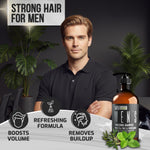 Load image into Gallery viewer, Mens Shampoo Sulfate Free for Thinning Hair 16 Fl Oz Volumizing and Hair Thickening Salon Grade Professional Formula for Thin and Fine Hair Men Strengthening Paraben Free Shampoo