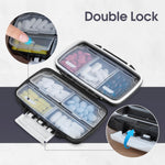 Load image into Gallery viewer, Travel Pill Organizer Moisture Proof Pill Box Daily Medicine Holder 2 Layers
