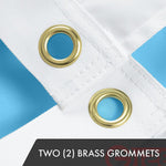 Load image into Gallery viewer, G128 Chicago Flag 2x3 Ft 2Pack Embroidered 300D Embroidered Stars, Sewn Stripes, Brass Grommets, Indoor/Outdoor, Vibrant Colors, Quality Polyester