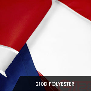 Ohio State Flag 300D Embroidered Polyester 3x5 Ft