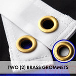 Load image into Gallery viewer, G128 Combo Pack: American USA Flag 3x5 Ft &amp; Thin Blue Line Flag 3x5 Ft  Both StormFlyer Series Embroidered 220GSM Spun Polyester, Brass Grommets